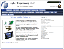 Tablet Screenshot of cipherengineering.com